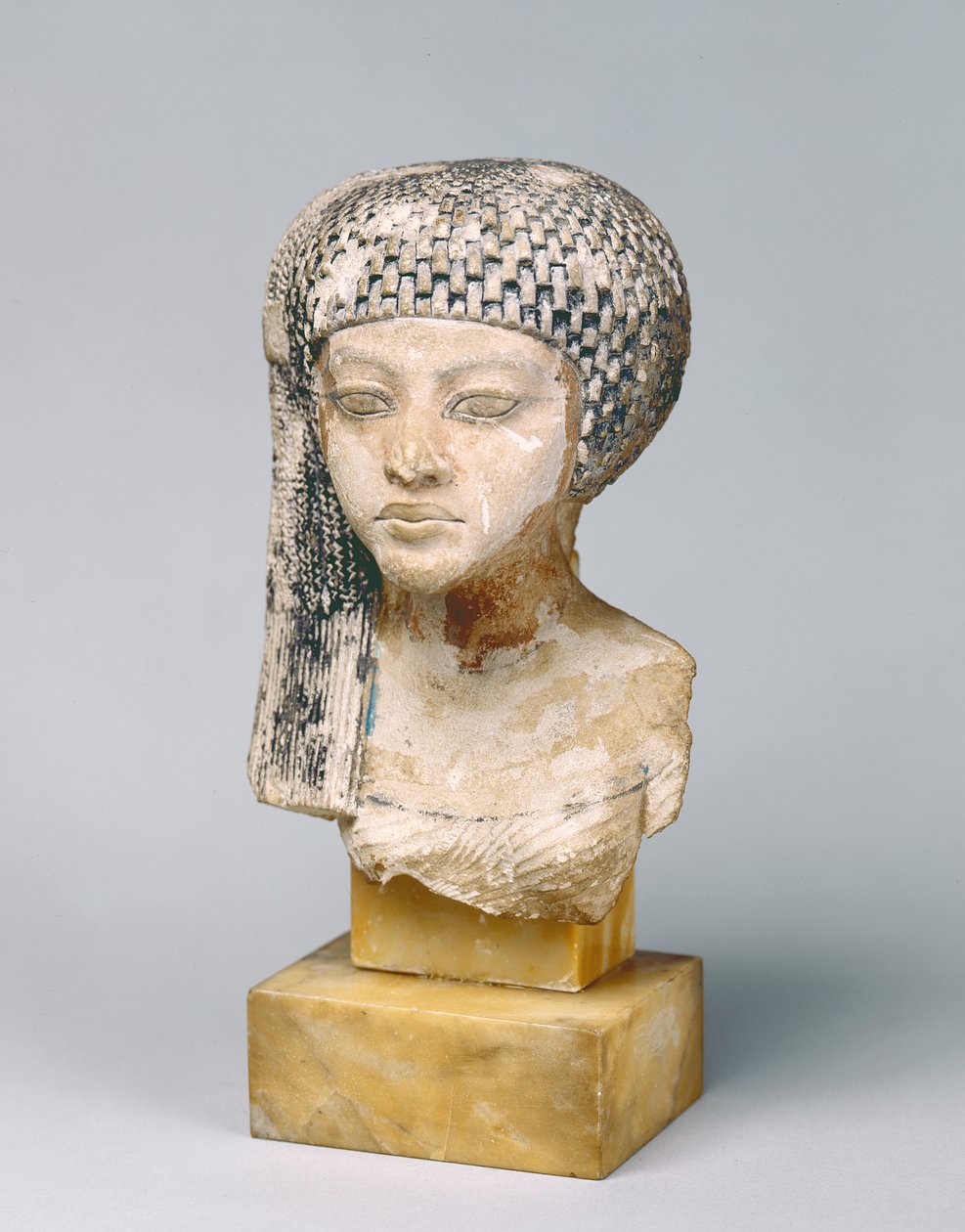 Leder av Amarna Princess, ca. 1353-37 f.Kr. (kalkstein) av Egyptian 18th Dynasty