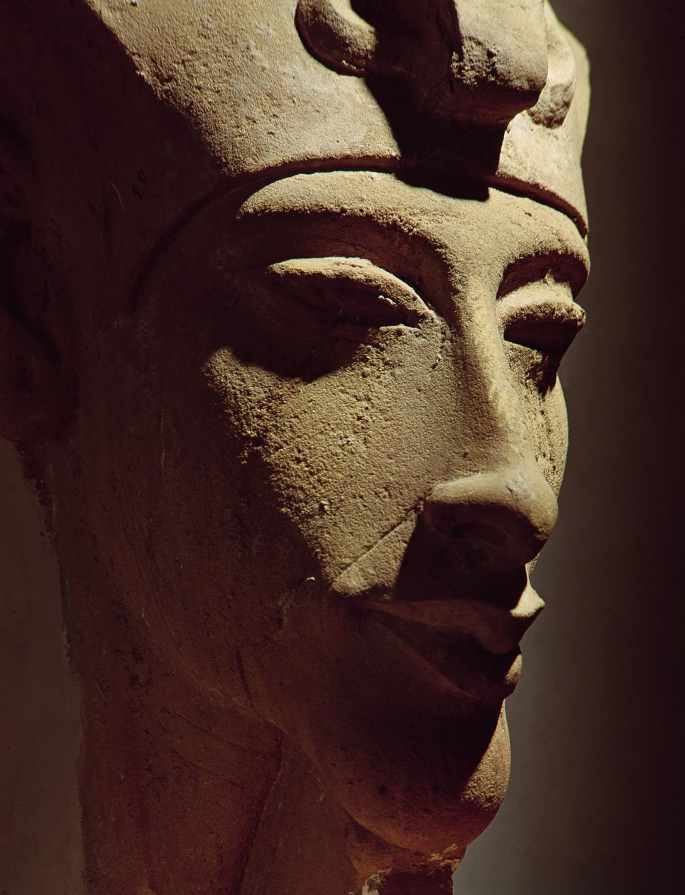 Leder for Amenophis IV (Akhenaten) (ca. 1364–47 f.Kr.) av Egyptian 18th Dynasty