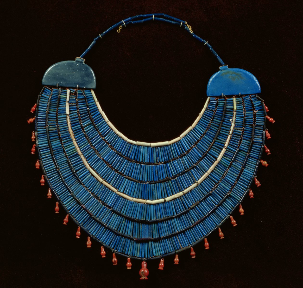 Ousekh-kjede, New Kingdom (fajanse) av Egyptian 18th Dynasty