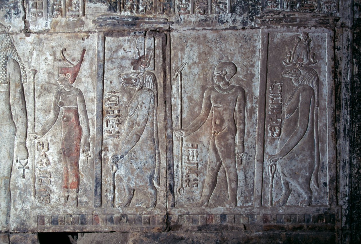 Mortuary Temple of Hatshepsut, Deir el-Bahari, Theban Necropolis (UNESCOs verdensarvliste). av Egyptian 18th Dynasty
