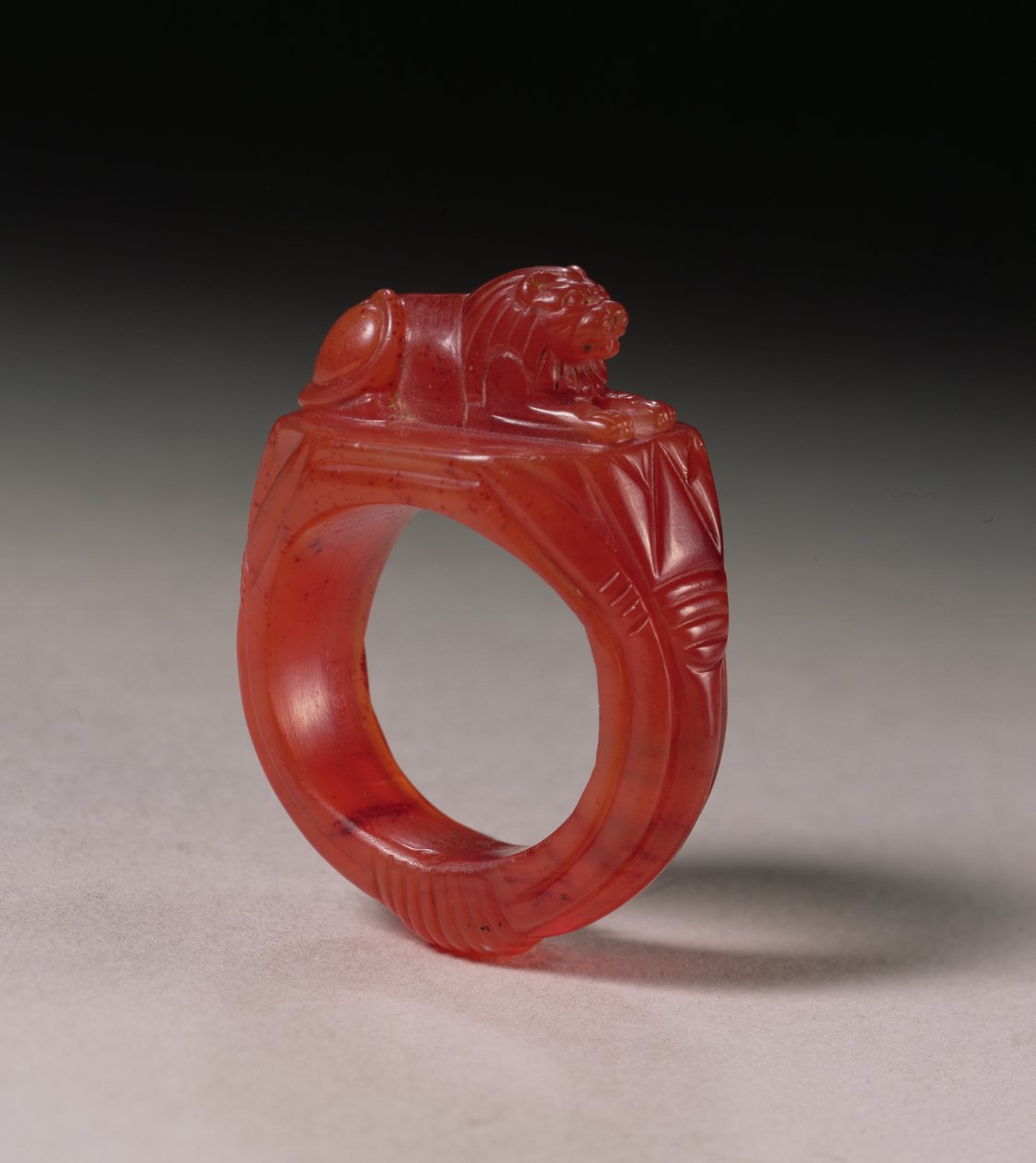 Ring (cornelian) av Egyptian 18th Dynasty