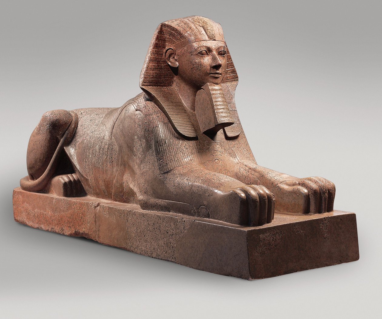 Sfinxen fra Hatshepsut, ca. 1479-58 (granitt, maling) av Egyptian 18th Dynasty