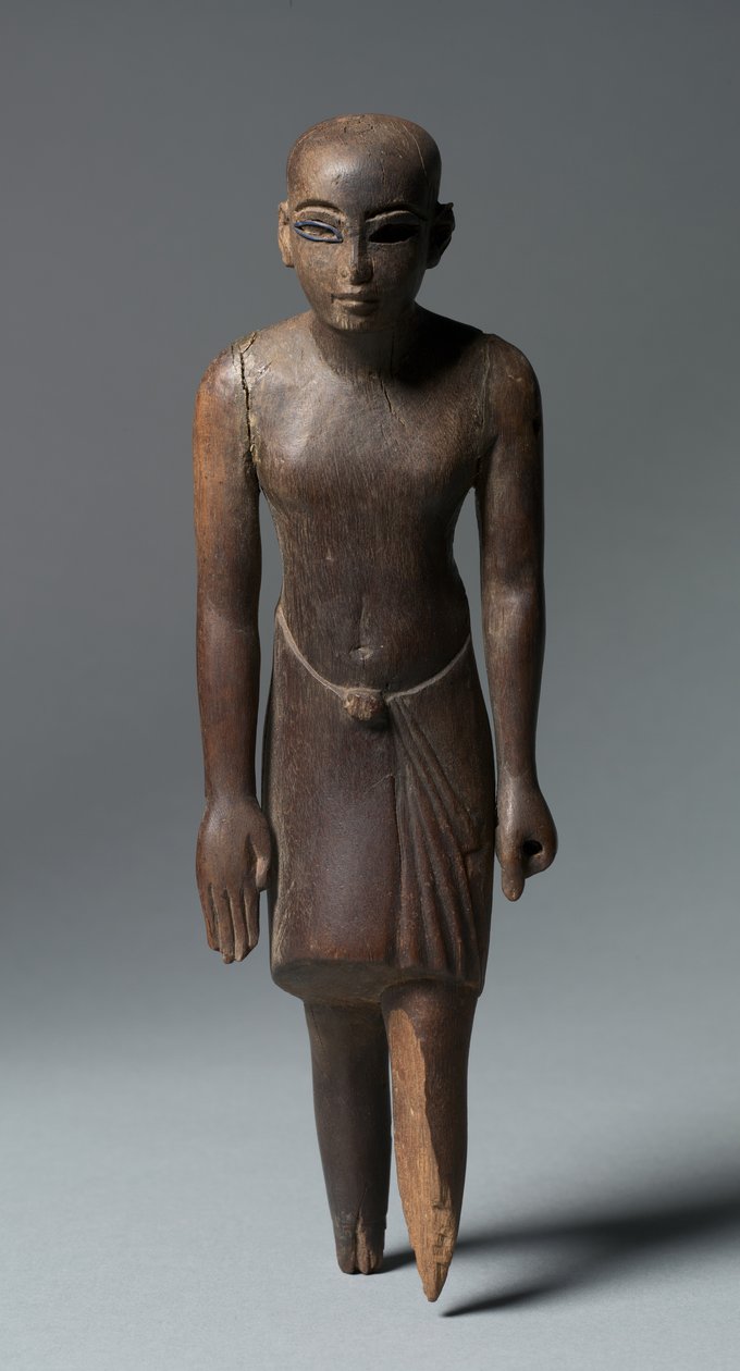Statuett av en mann, ca. 1391-1353 f.Kr av Egyptian 18th Dynasty