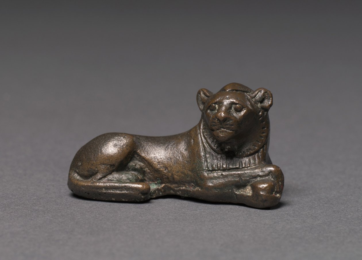 Vekt i form av en løve, ca. 1391-1353 f.Kr av Egyptian 18th Dynasty