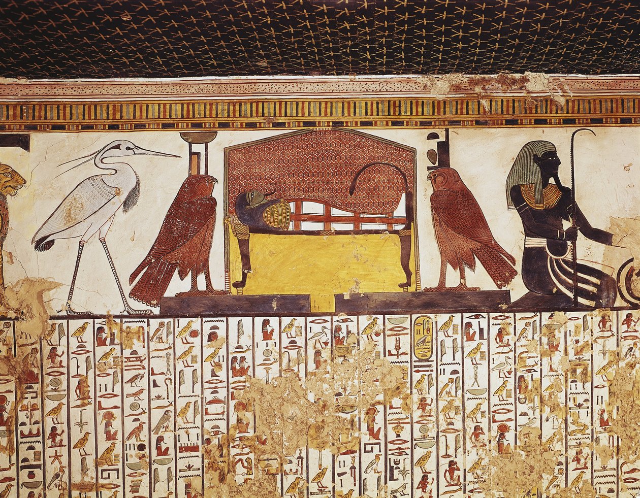Egypt, Luxor, antikkens Theben, Queensdalen, Nerfertaris grav av Egyptian 19th Dynasty