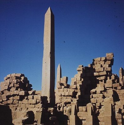 Sentralretten til Amuns store tempel, New Kingdom av Egyptian 19th Dynasty