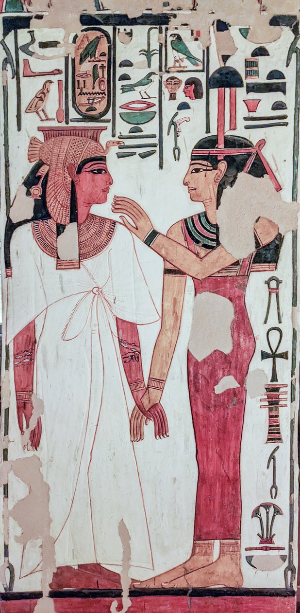 Graven til Nefertari. (veggmaling) av Egyptian 19th Dynasty