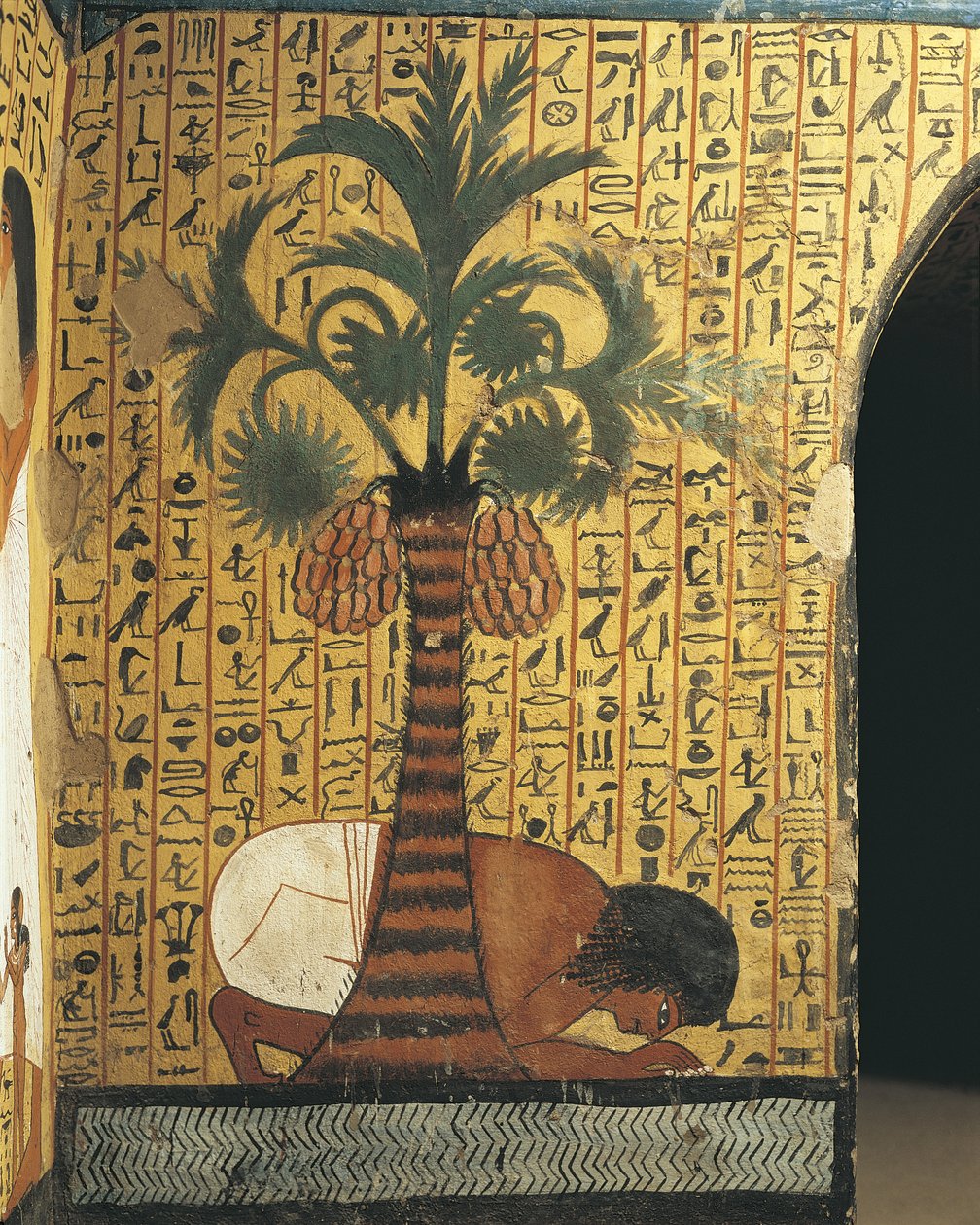 Graven til Pashedu, veggmaleri av mannen som ber av Egyptian 19th Dynasty