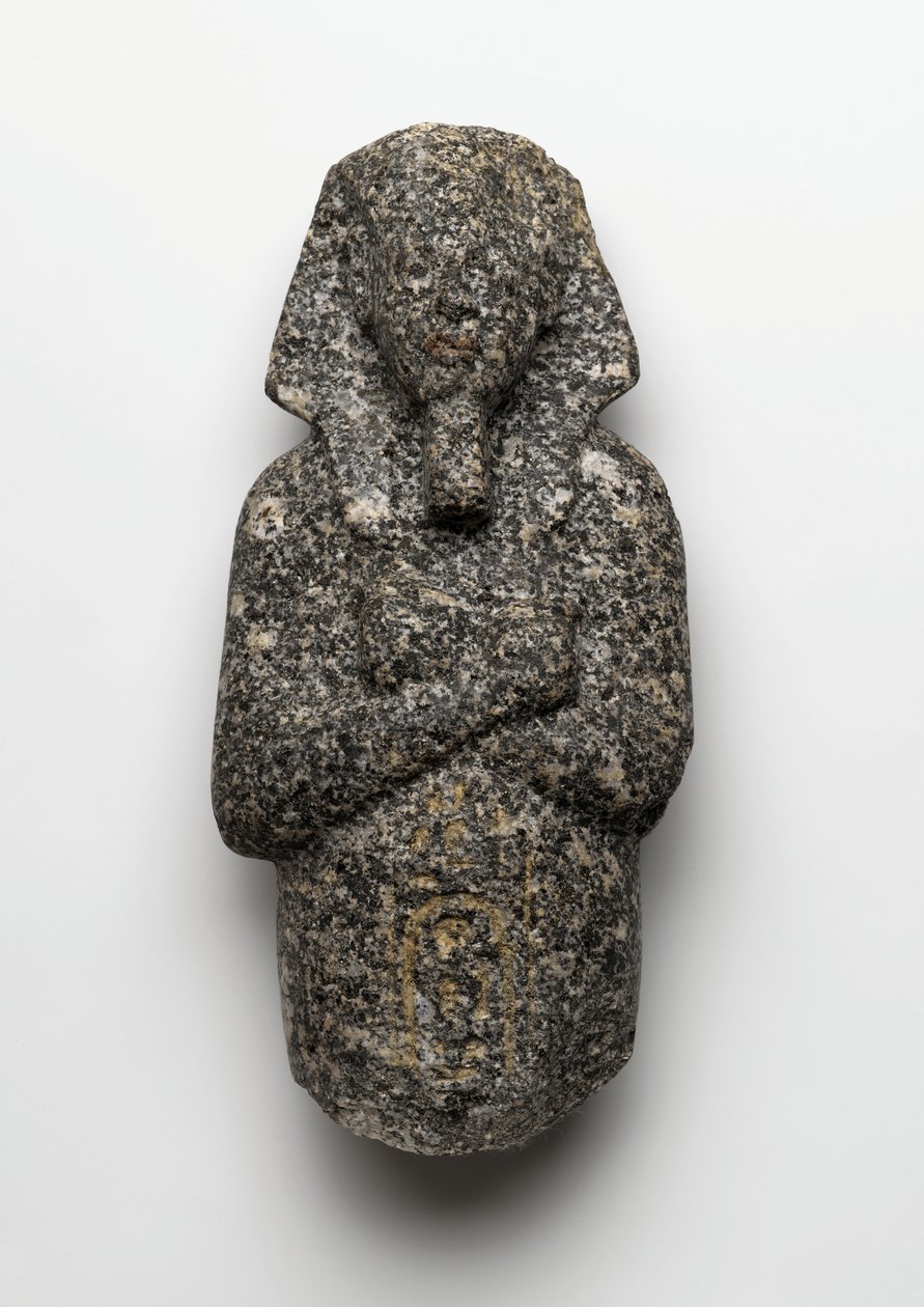 Ushabti-figur av Amenophis IV (Akhenaten) (ca. 1364-1347 f.Kr.) fra El Amarna, New Kingdom (granitt) av Egyptian 19th Dynasty