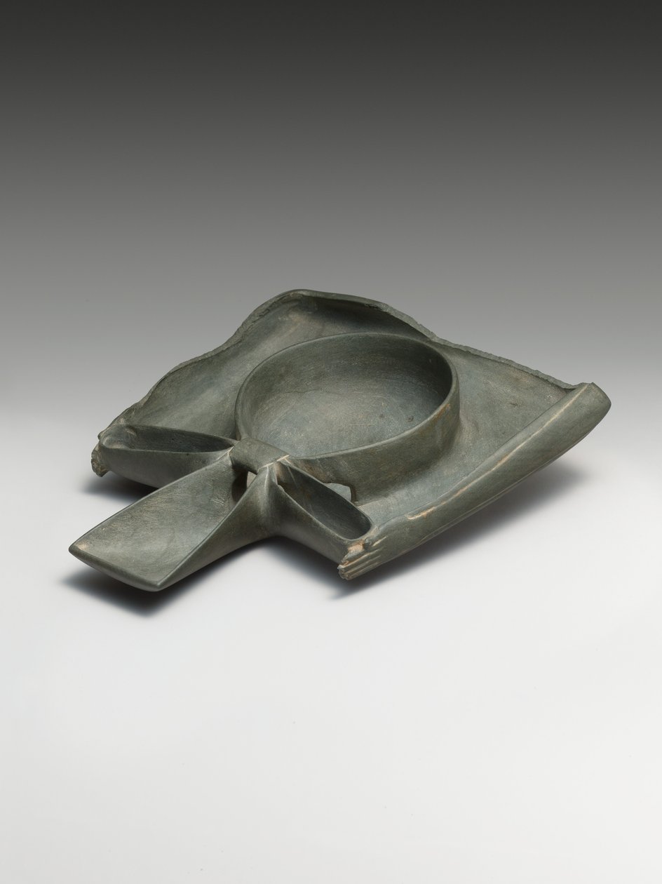 Drivingsfat som viser Ka-armer som presenterer et Ankh-tegn (gråvåk) av Egyptian 1st Dynasty