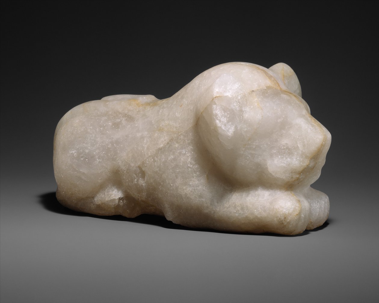 Løveunge, ca. 3100–2900 f.Kr. (kvartsitt) av Egyptian 1st Dynasty