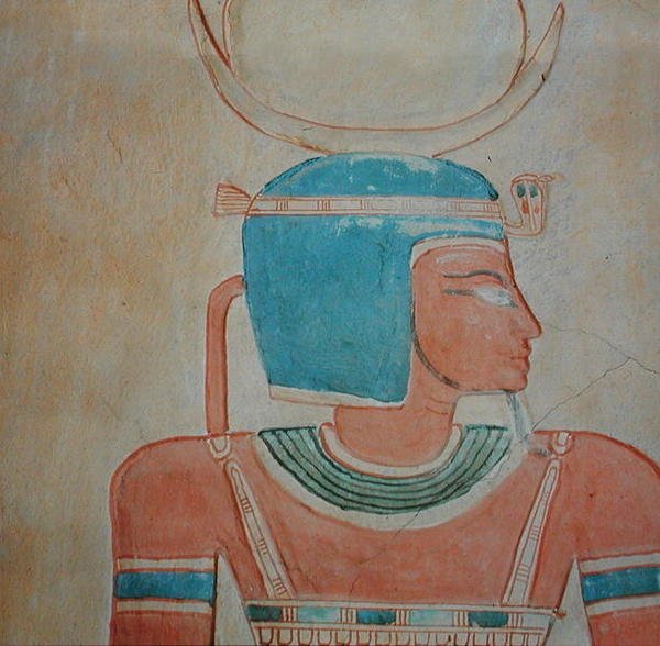 Guden Shepes, fra graven til prins Khaemwaset II, sønn av Ramesses III (ca. 1187-1156 f.Kr.) New Kingdom (malt kalkstein) av Egyptian 20th Dynasty