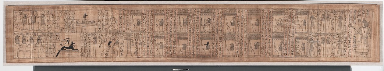 Book of the Dead of Hori, ca. 1969–945 f.Kr. (papyrus) av Egyptian 21st Dynasty