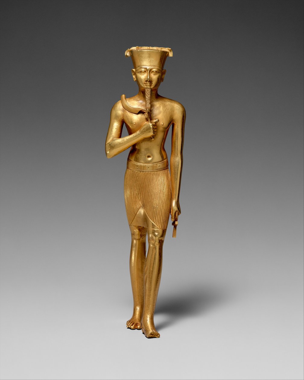 Statuett av Amun (gull) av Egyptian 22nd Dynasty
