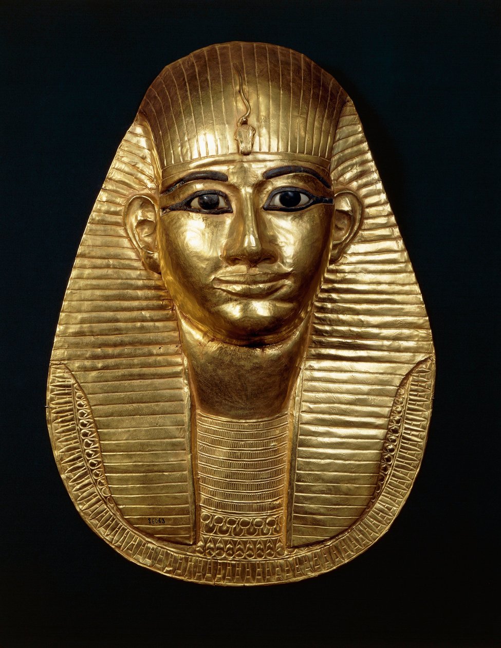 Treasure of Tanis, gullmaske til kong Amenemope av Egyptian 22nd Dynasty
