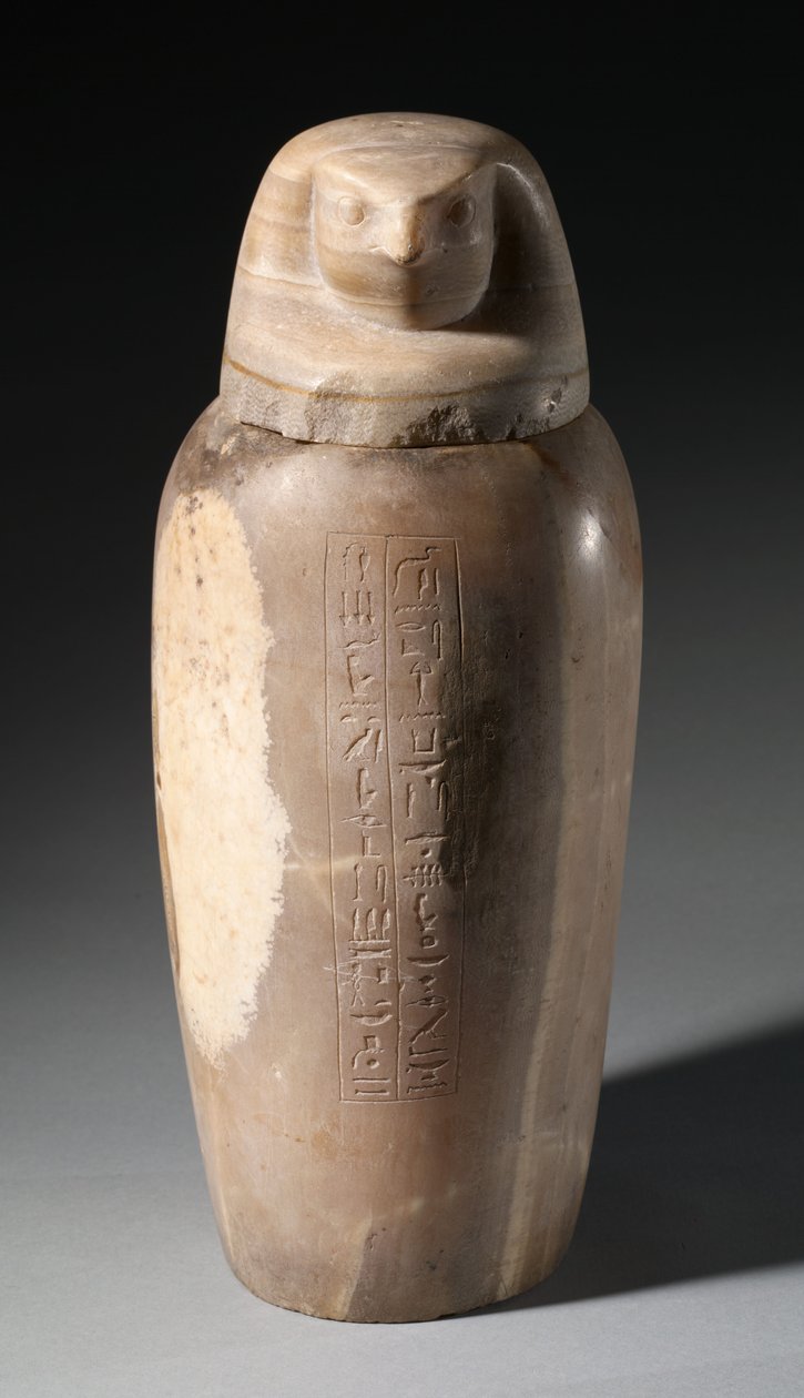 Baldakinkrukke med falkehode, 664-525 f.Kr av Egyptian 26th Dynasty