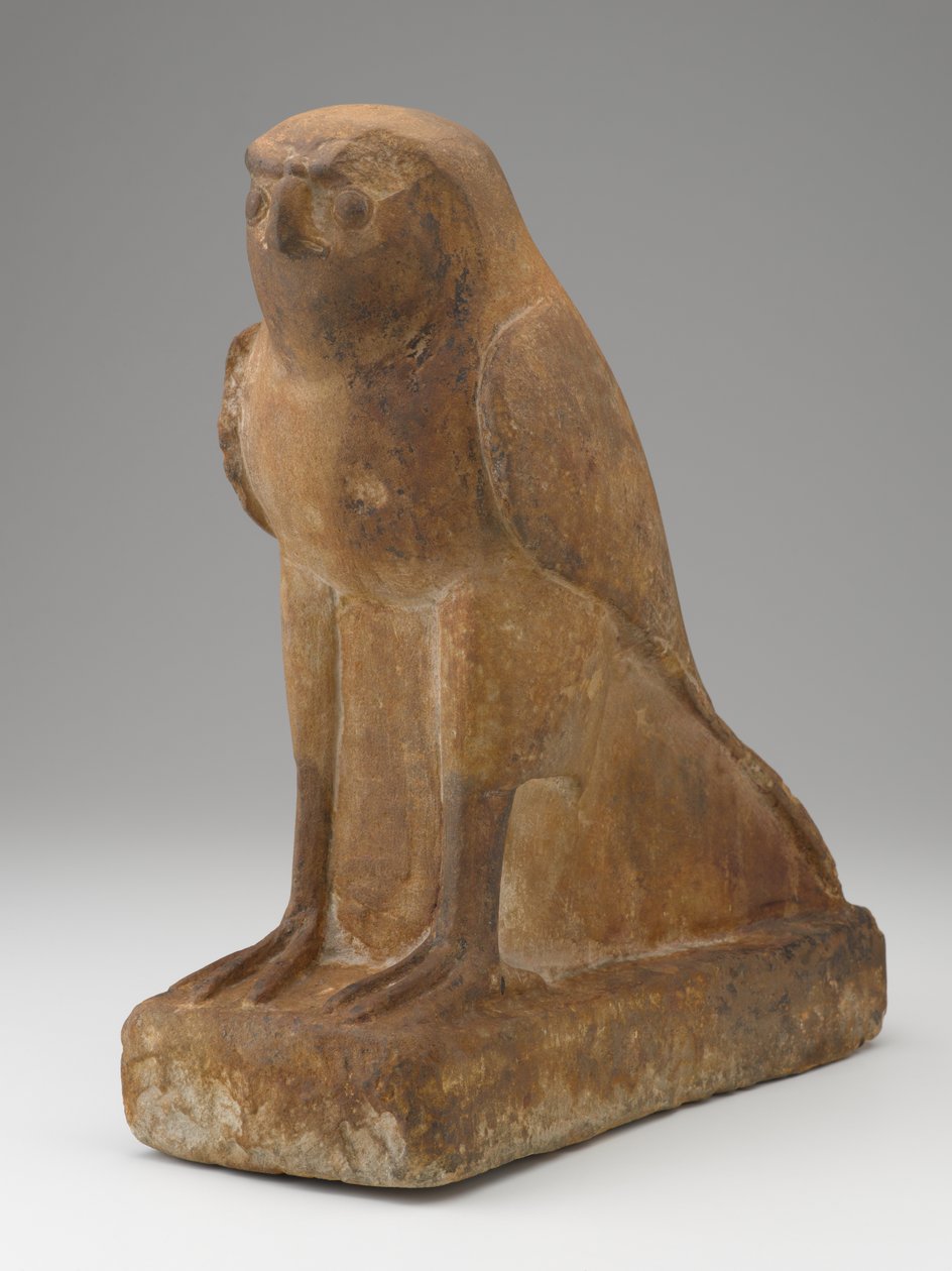 Horus Falcon, 664–525 f.Kr. (sandstein) av Egyptian 26th Dynasty