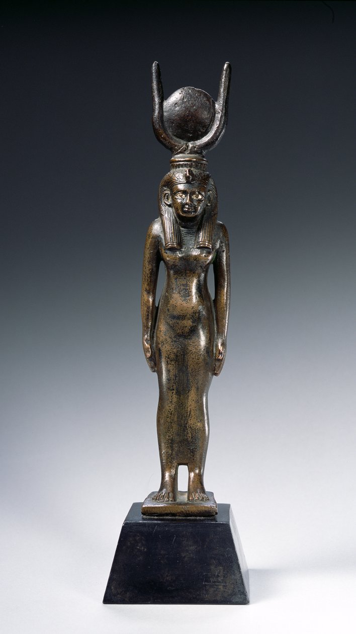 Statue av Isis (bronse) av Egyptian 26th Dynasty