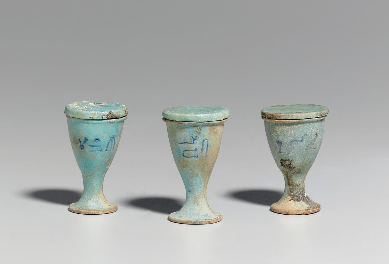 Tre kopper, 664-30 f.Kr., sen - ptolemaisk periode av Egyptian 26th Dynasty