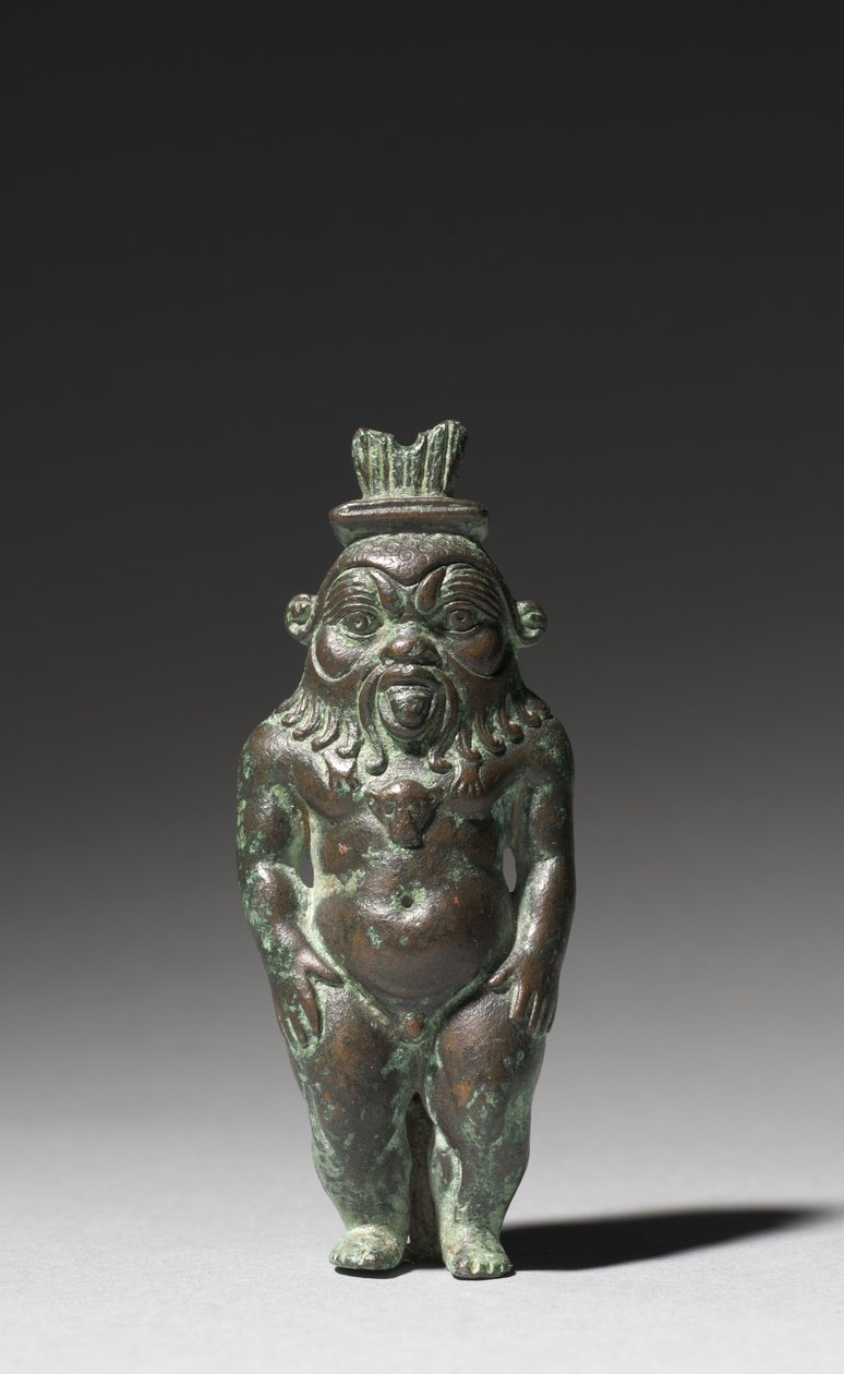 Statuett av Bes, 525-30 f.Kr av Egyptian 27th Dynasty