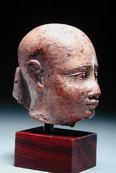 Mannshode, ca. 350 f.Kr. (kalkstein) (se også 185236) av Egyptian 30th Dynasty