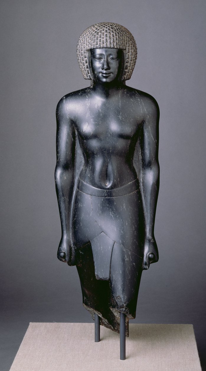 Dattari-statuen, sen periode (dioritt) av Egyptian 30th Dynasty