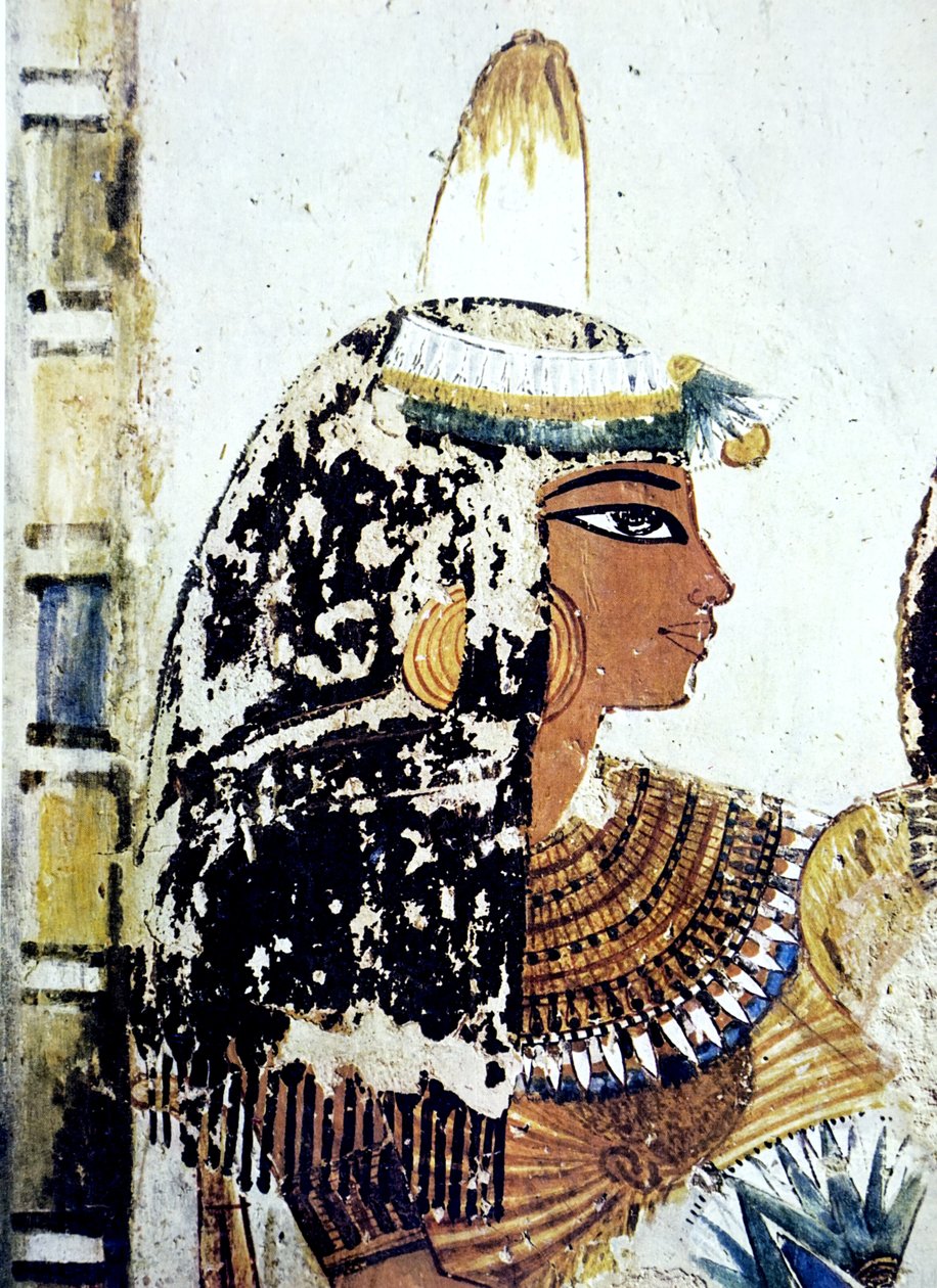 Egyptisk gravveggmaleri av Egyptian Egyptian