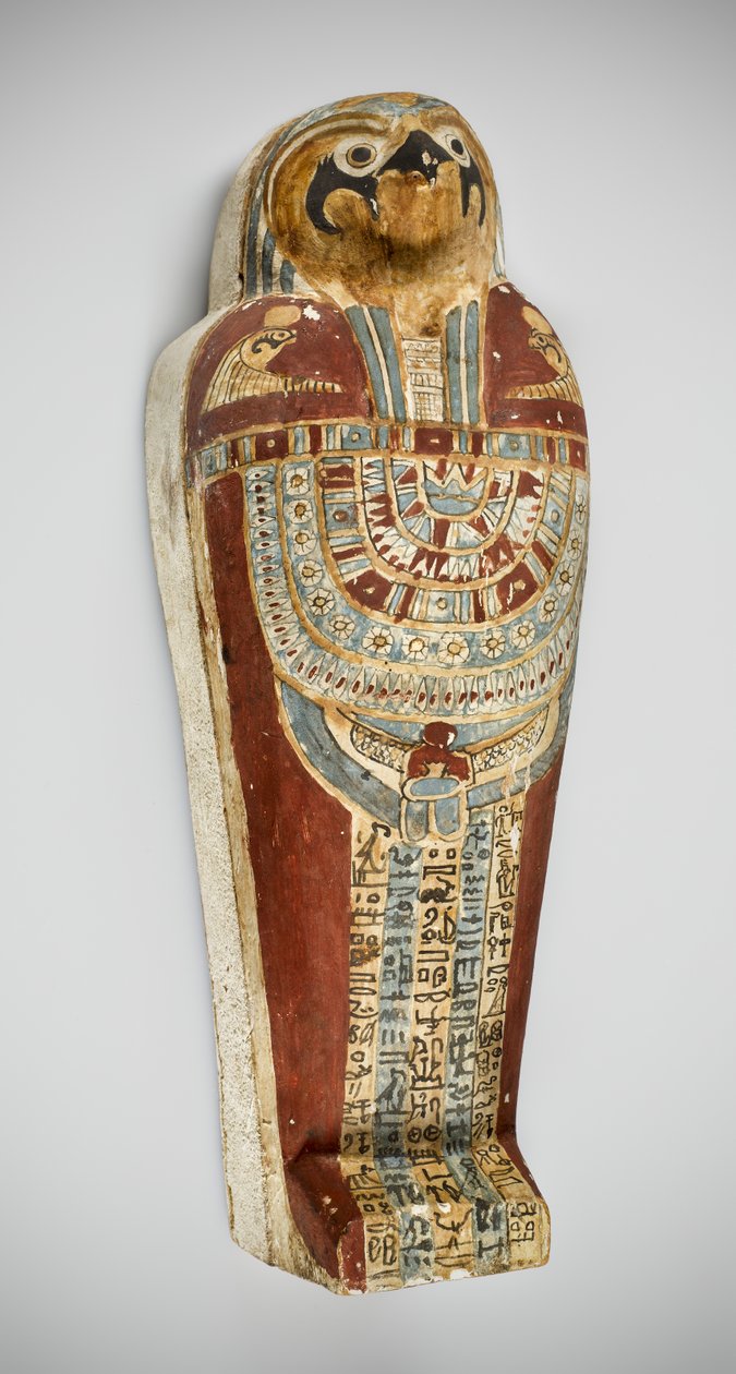 Maismummi, 332-150 f.Kr. (tre, leire, sand, mais og lin) av Egyptian Ptolemaic Period