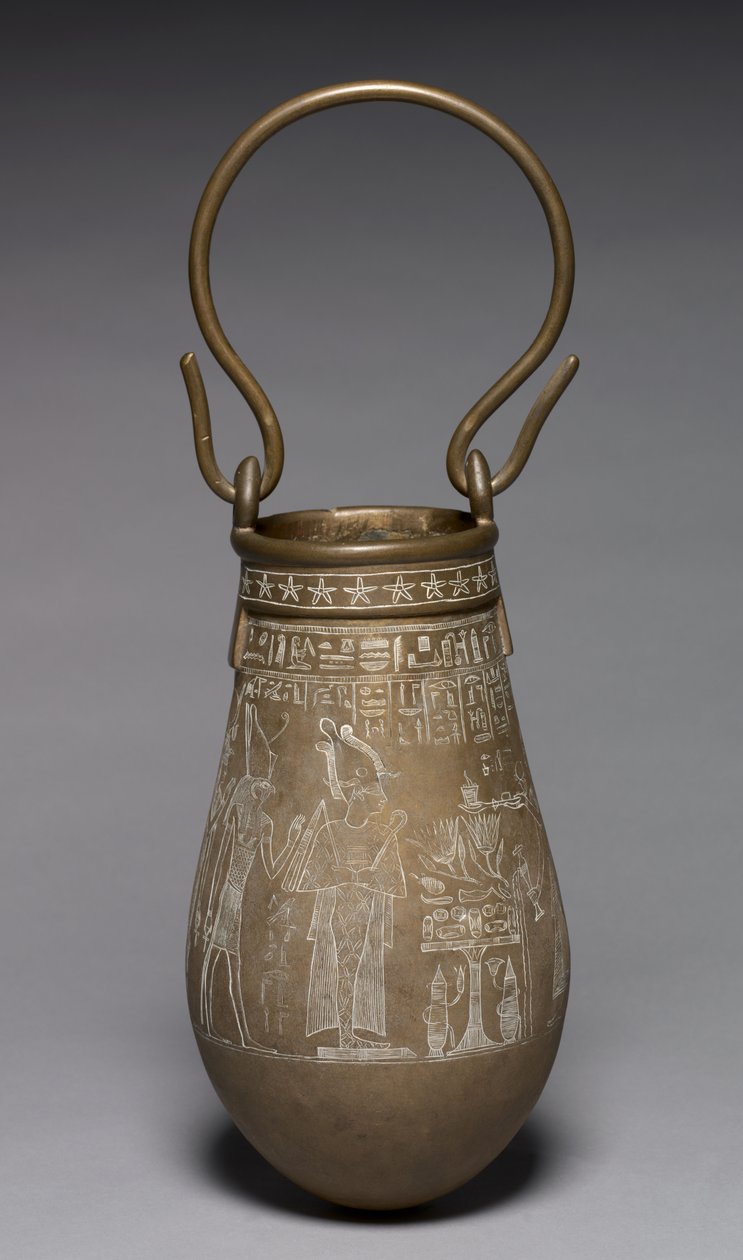 Dekorert Situla, 305-30 f.Kr av Egyptian Ptolemaic Period