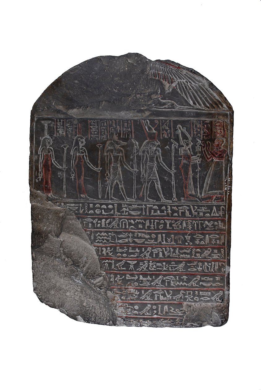 Funerary Stele of Hordiefnakht, 330–323 f.Kr. (kalkstein) av Egyptian Ptolemaic Period