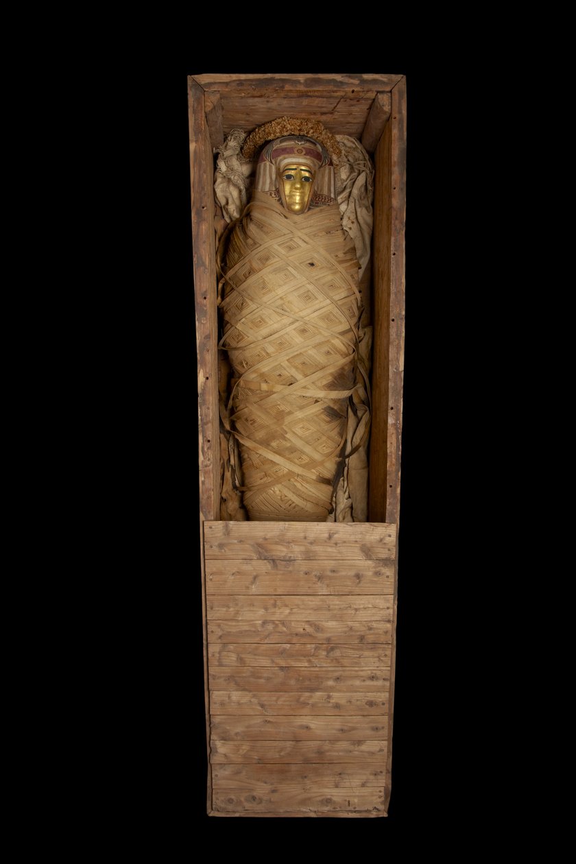 Mamma i kiste, fra Hawara av Egyptian Ptolemaic Period
