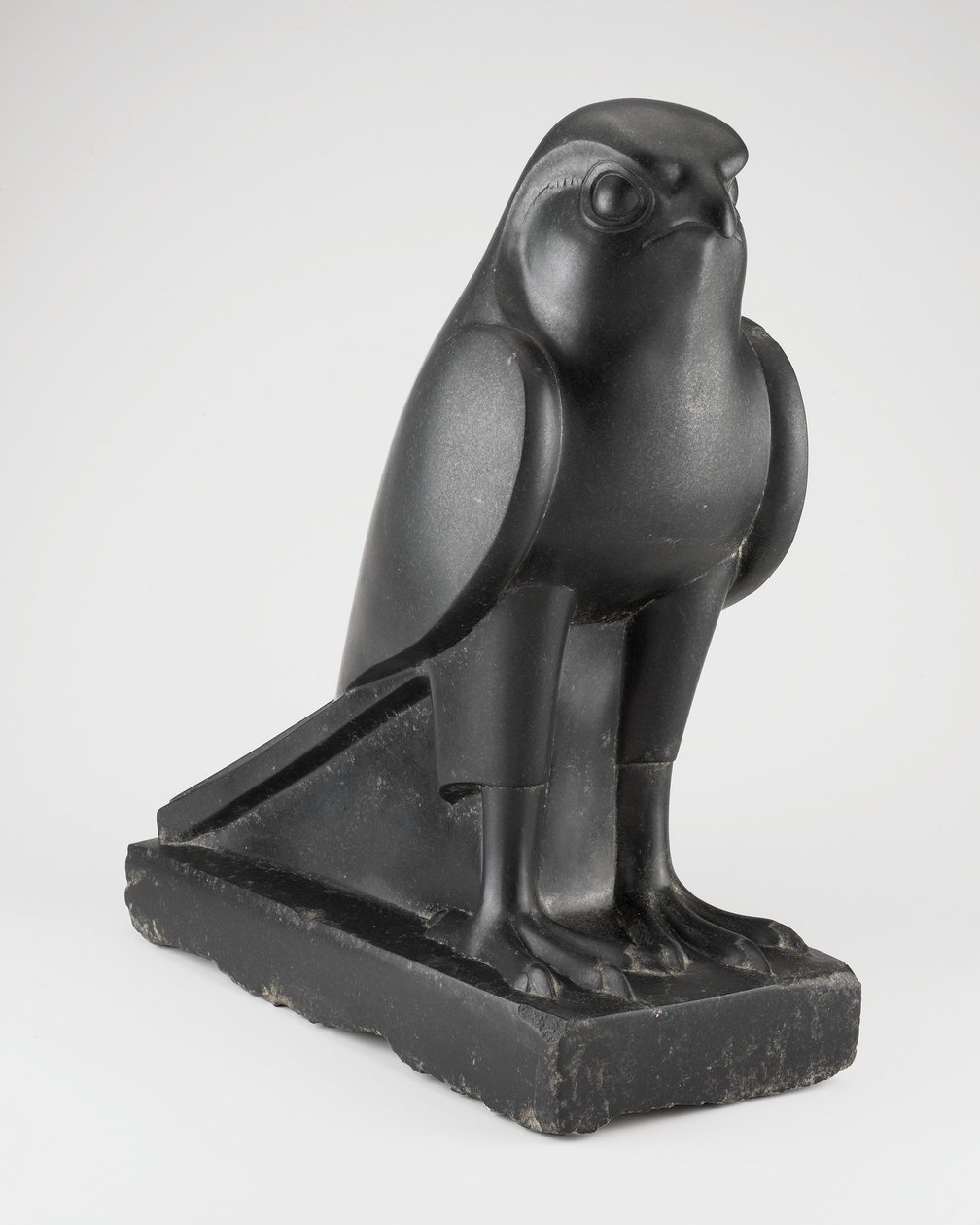 Statue av guden Horus som en falk, ptolemaisk periode av Egyptian Ptolemaic Period