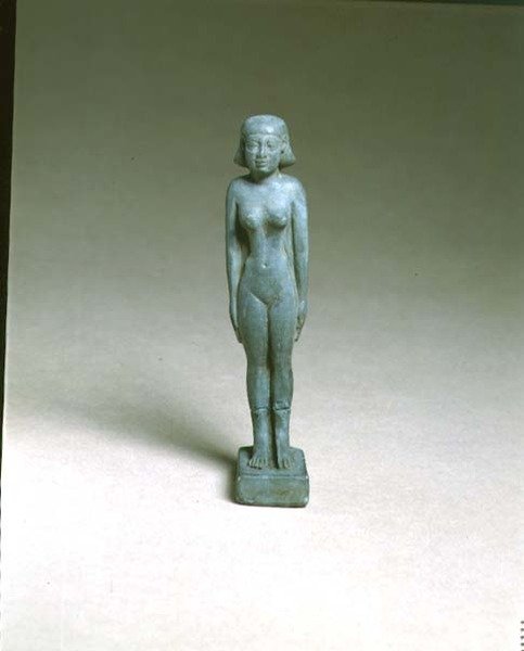 Statuett av en guddommelig konsort (fajanse) av Egyptian Ptolemaic Period