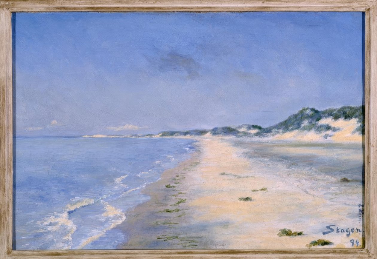 E. Hein, En herlig sommerdag i Skagen av Einar Hein