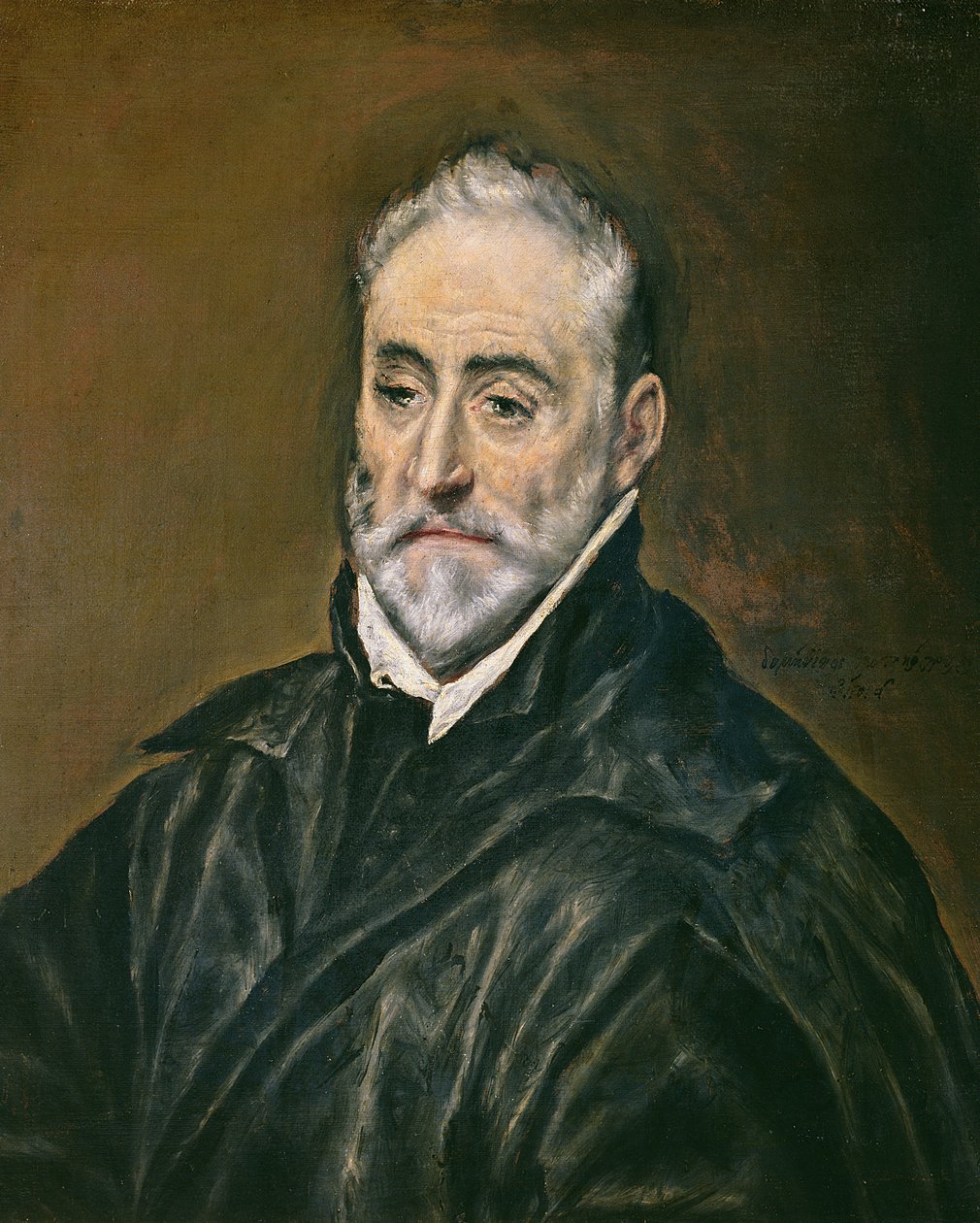 Portrett av Antonio de Covarrubias y Leiva, kanon av Toledo katedral, ca. 1600 av El Greco