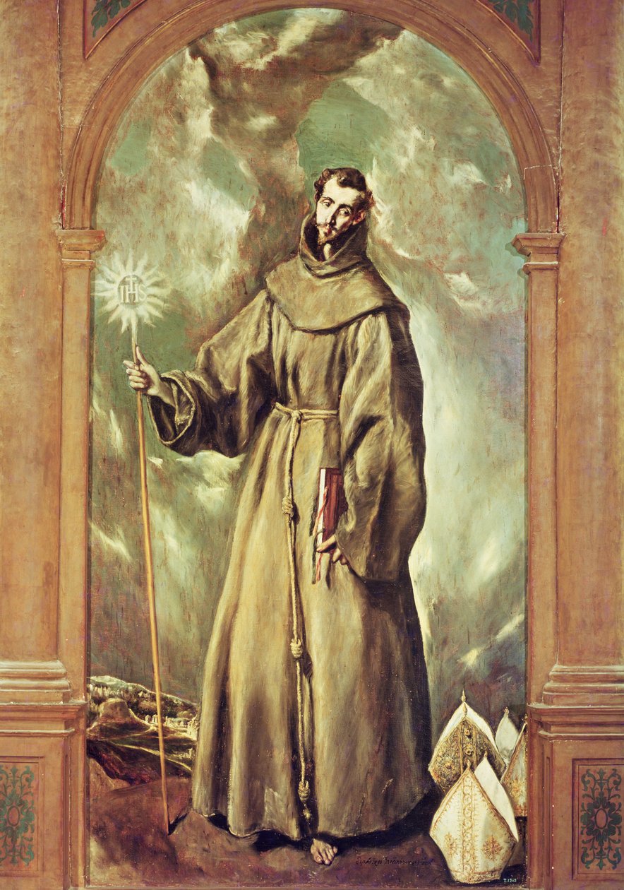 Saint Bernard av Clairvaux, 1603 av El Greco