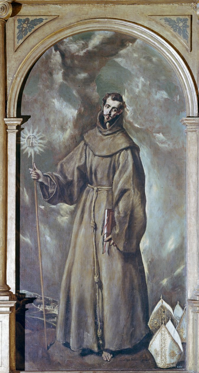 St. Bernardino of Siena  av El Greco