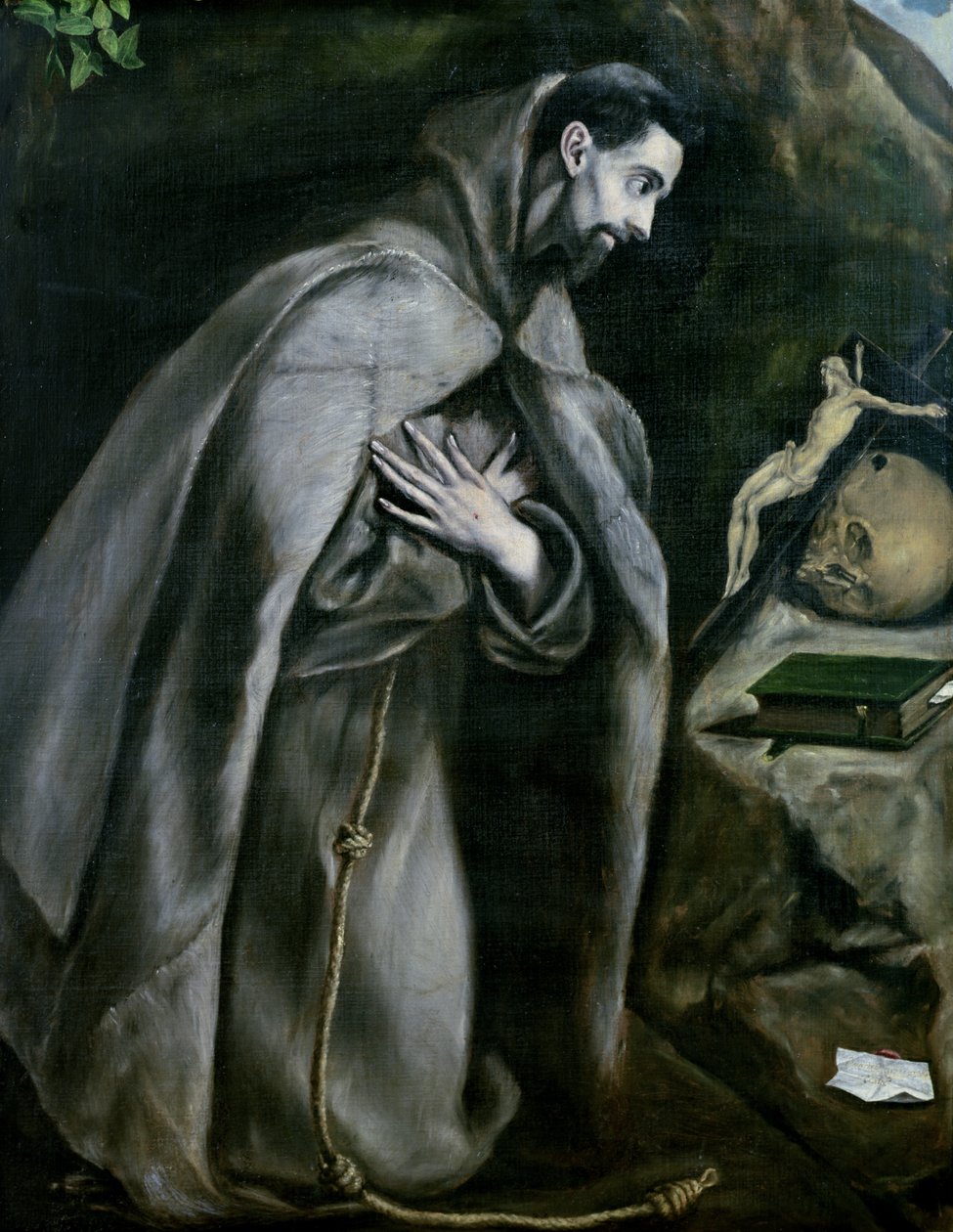 St. Frans av Assisi, 1580-95 av El Greco