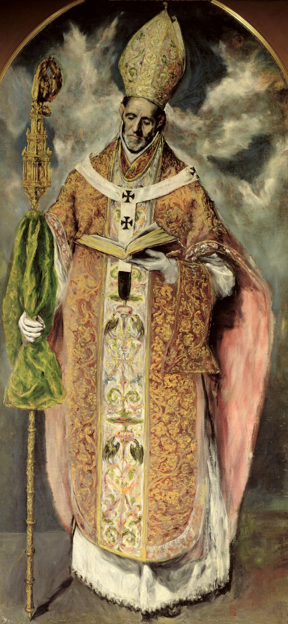 St. Ildefonso (607-667) 1605-1610 av El Greco