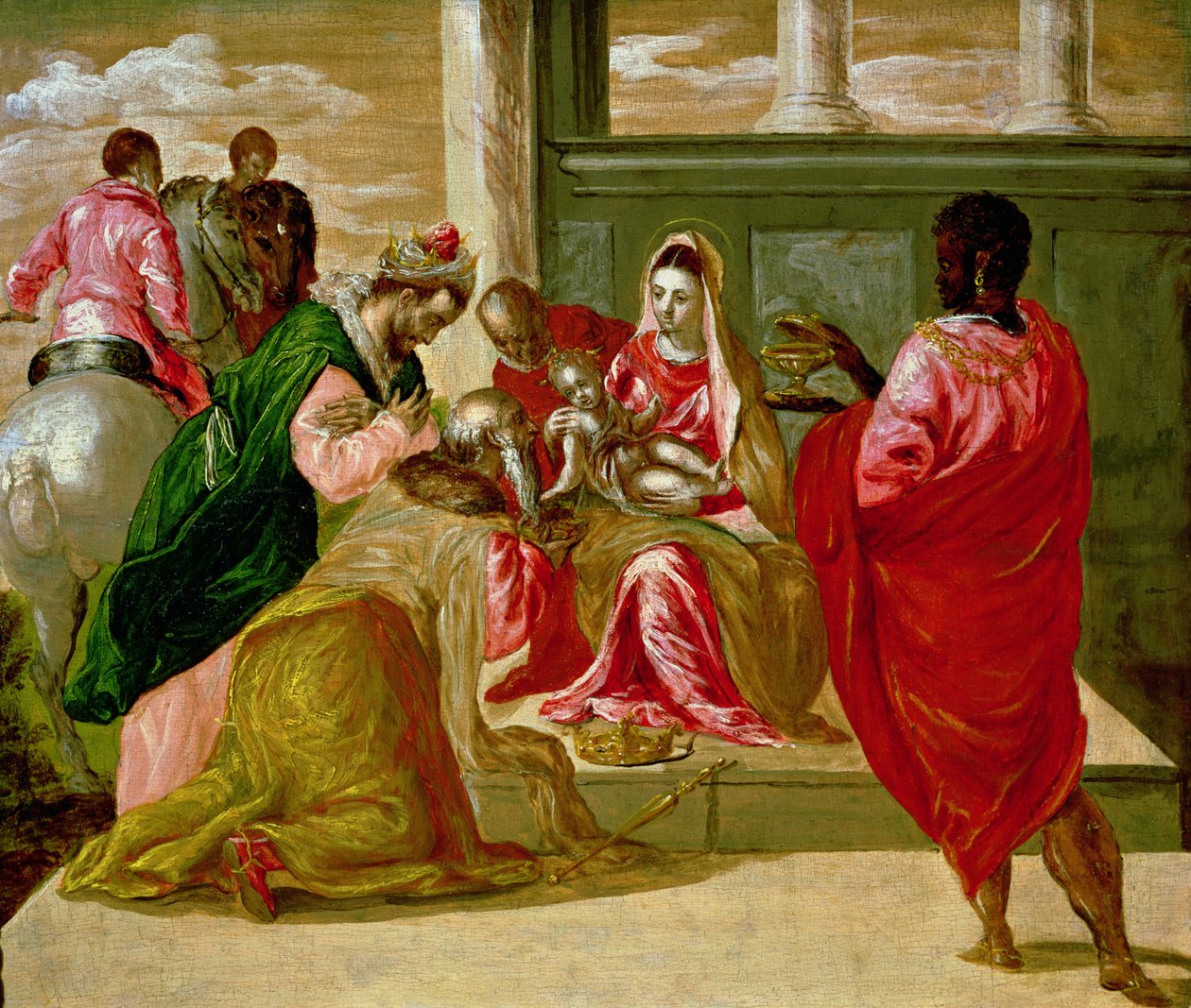 The Adoration of the Magi, 1567-70 av El Greco