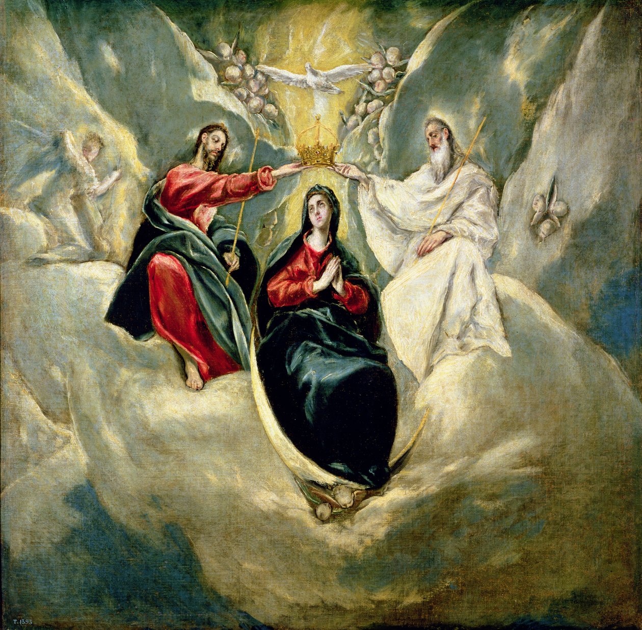 Jomfruens kroning, ca. 1591-92 av El Greco
