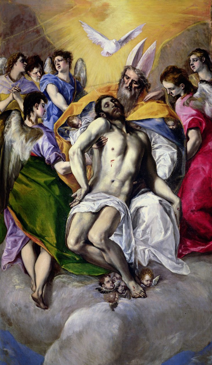 Treenigheten, 1577-79 av El Greco