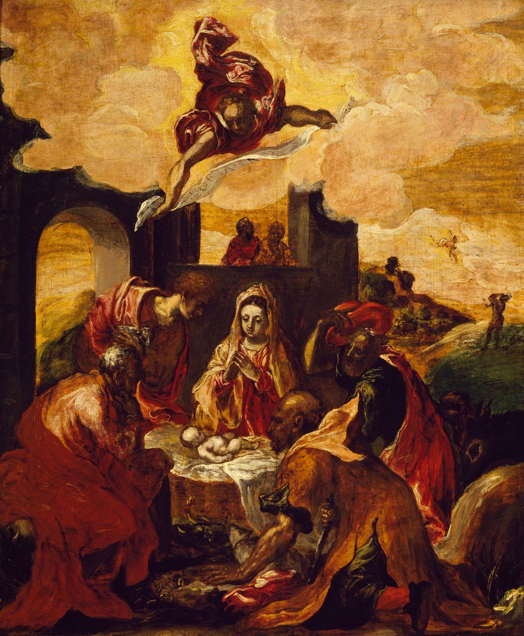 Tilbedelse av hyrder av El (1541 1614) Greco