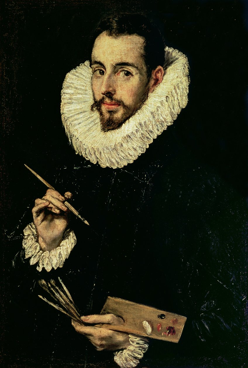 Portrett av Jorge Manuel Theotokopoulos (1578-1631) av El Greco