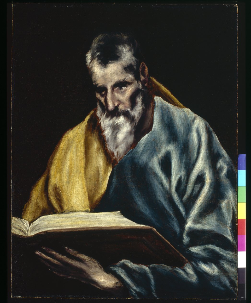 St. Simon (olje på lerret) av El (1541 1614) Greco