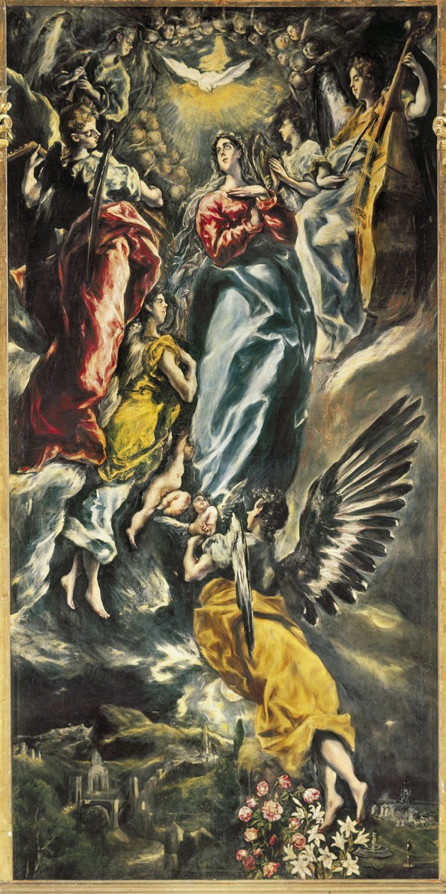 Jomfruen til den ulastelige unnfangelsen av El (1541 1614) Greco