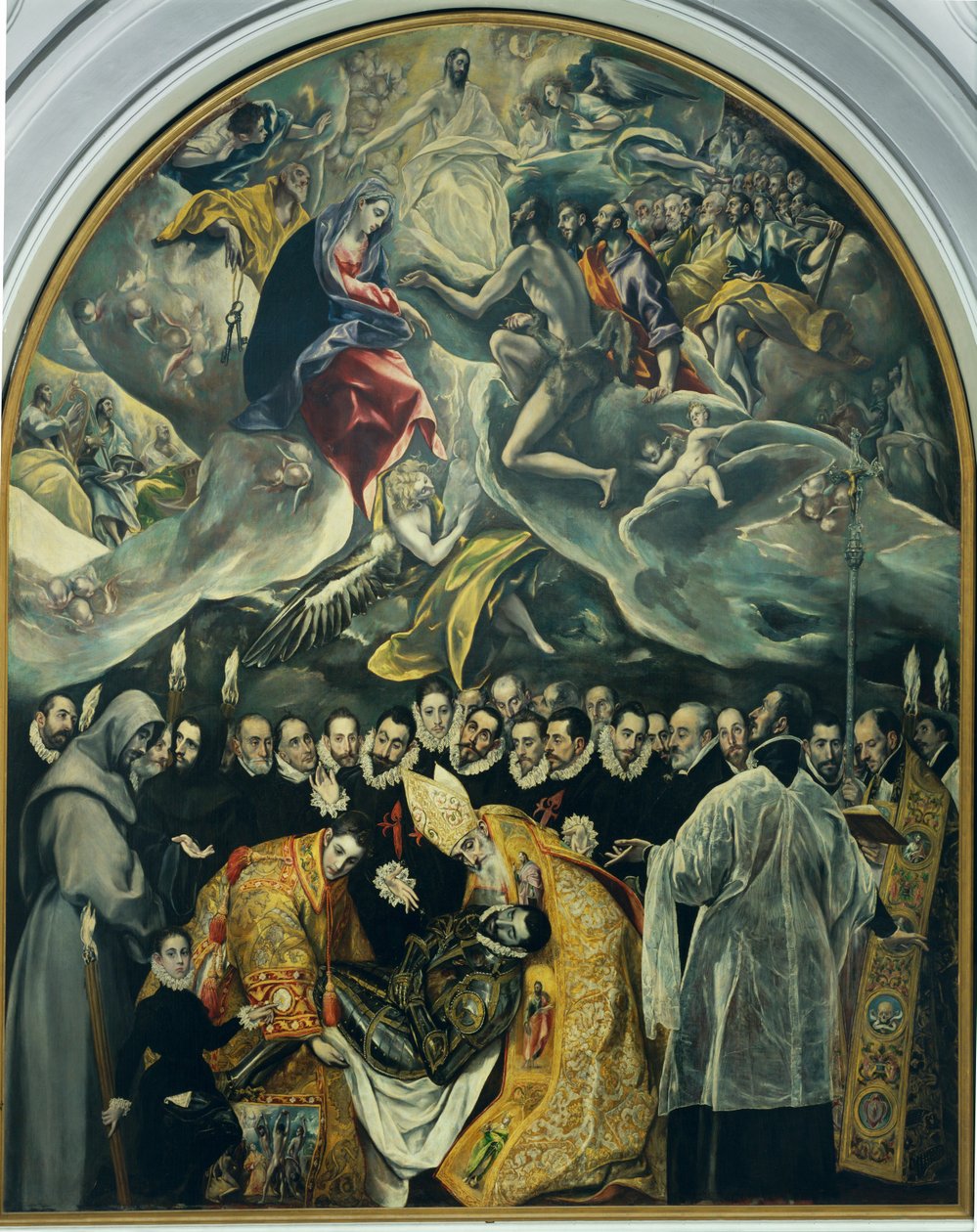 Begravelsen til greven av Orgaz av El (1541-1614) Greco