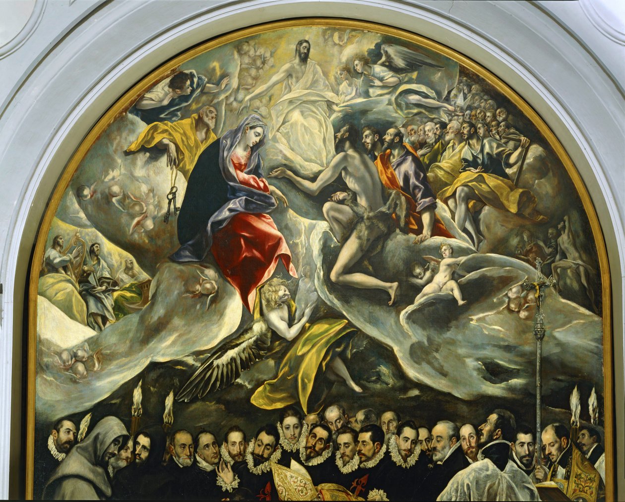 Begravelsen til greven av Orgaz av El (1541-1614) Greco