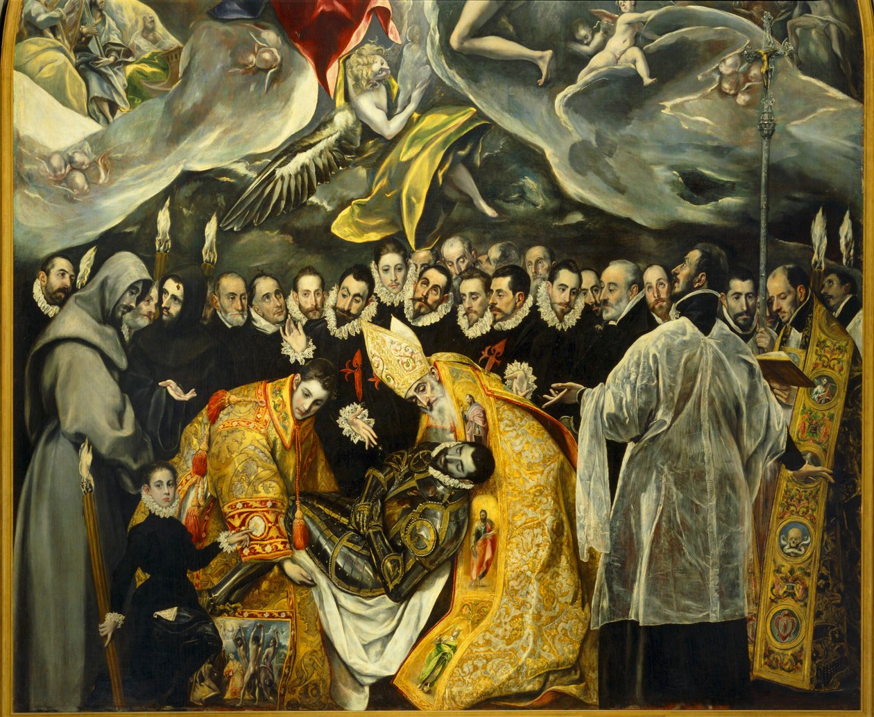 Begravelsen til greven av Orgaz av El (1541-1614) Greco