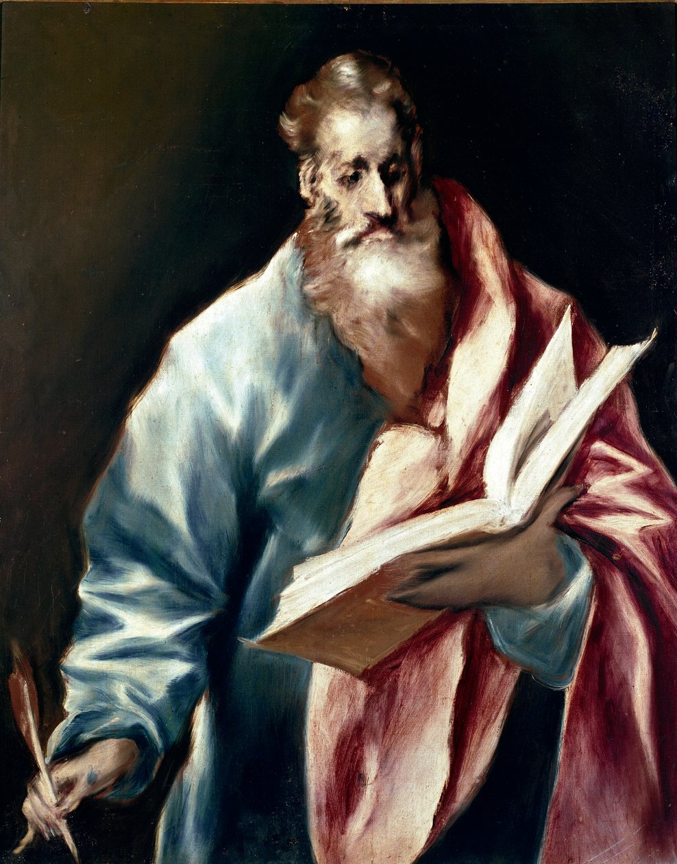 Aposter Saint Matthew. Maleri av Domenikos Theotokopoulos høyre El Greco (1540-1614) av El Greco